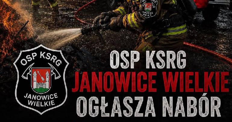 OSP KSRG Janowice Wielkie ogłasza nabór