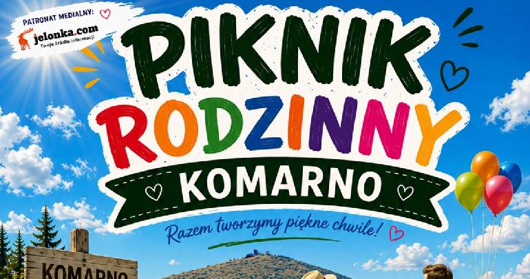Piknik Rodzinny w Komarnie –  8 sierpnia 2026 r.