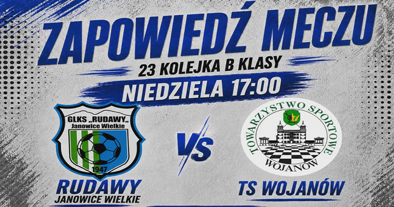 Niedzielny mecz GLKS Rudawy z niespodziankami dla najmłodszych kibiców 