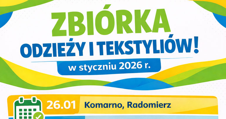 Zbiórka odzieży i tekstyliów 
