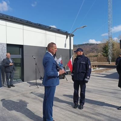 Uroczyste otwarcie posterunku Policji w Janowicach Wielkich 