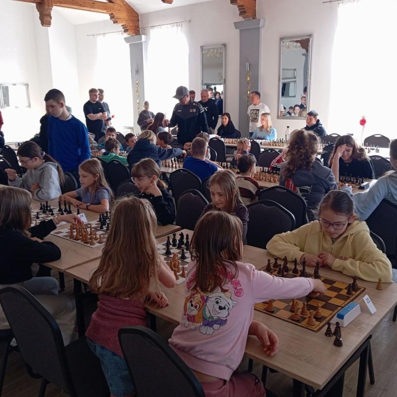 Nasi janowiccy szachiści na starcie mistrzostw powiatu 