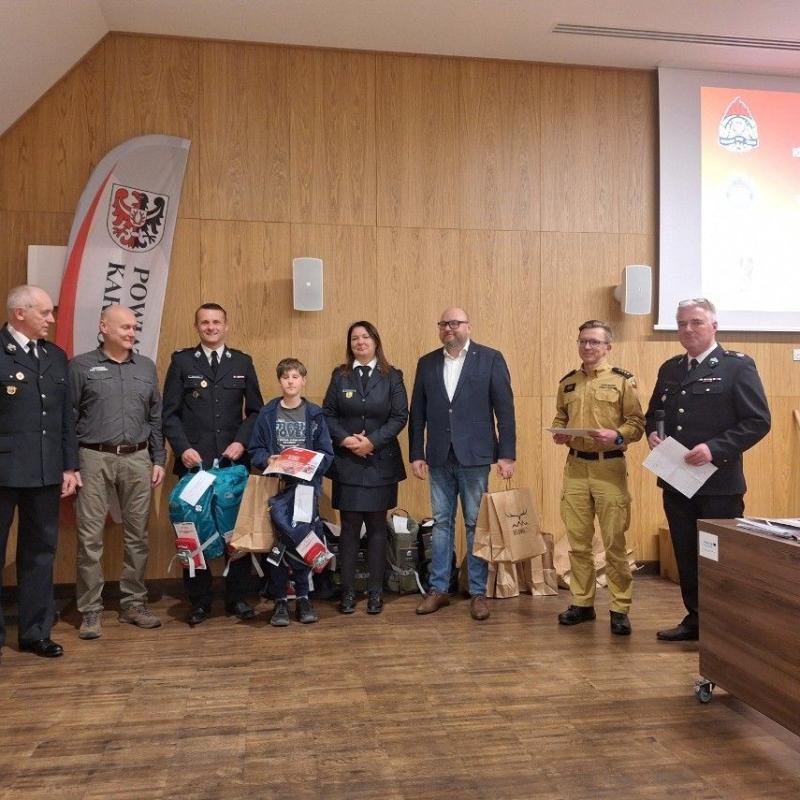 Sukces naszego ucznia w powiatowym etapie Turnieju Wiedzy Pożarniczej 